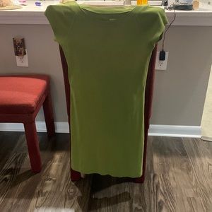 Never worn, olive green t-shirt dress